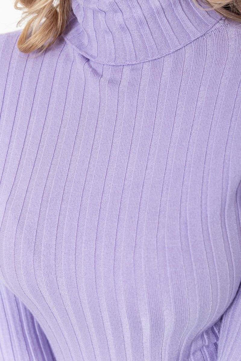 Гольф женский однотонный, цвет сиреневый, 204R043 — изображение 5