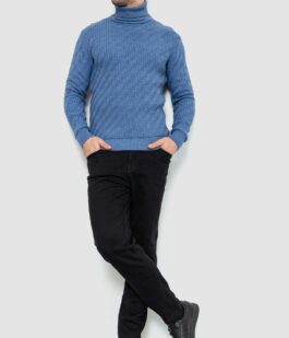 Гольф мужской, цвет джинс, 161R696