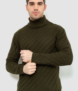 Гольф мужской, цвет хаки, 161R696