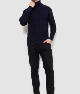 Гольф мужской, цвет темно-синий, 161R696