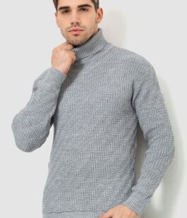 Гольф мужской, цвет светло-серый, 161R696