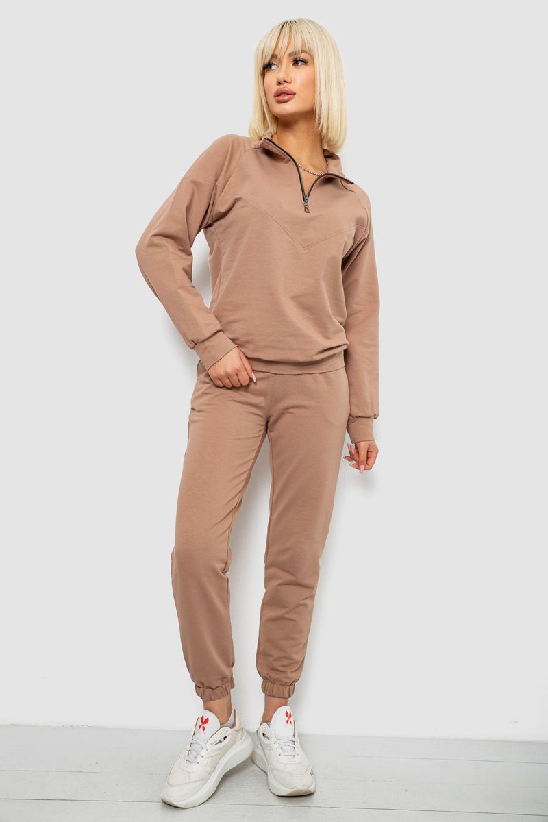 Спортивный костюм женский однотонный