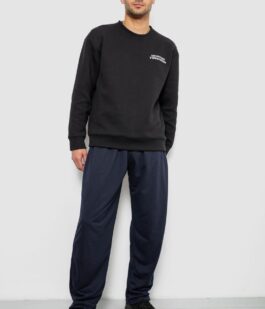 Спорт штаны мужские, цвет синий, 244R41392