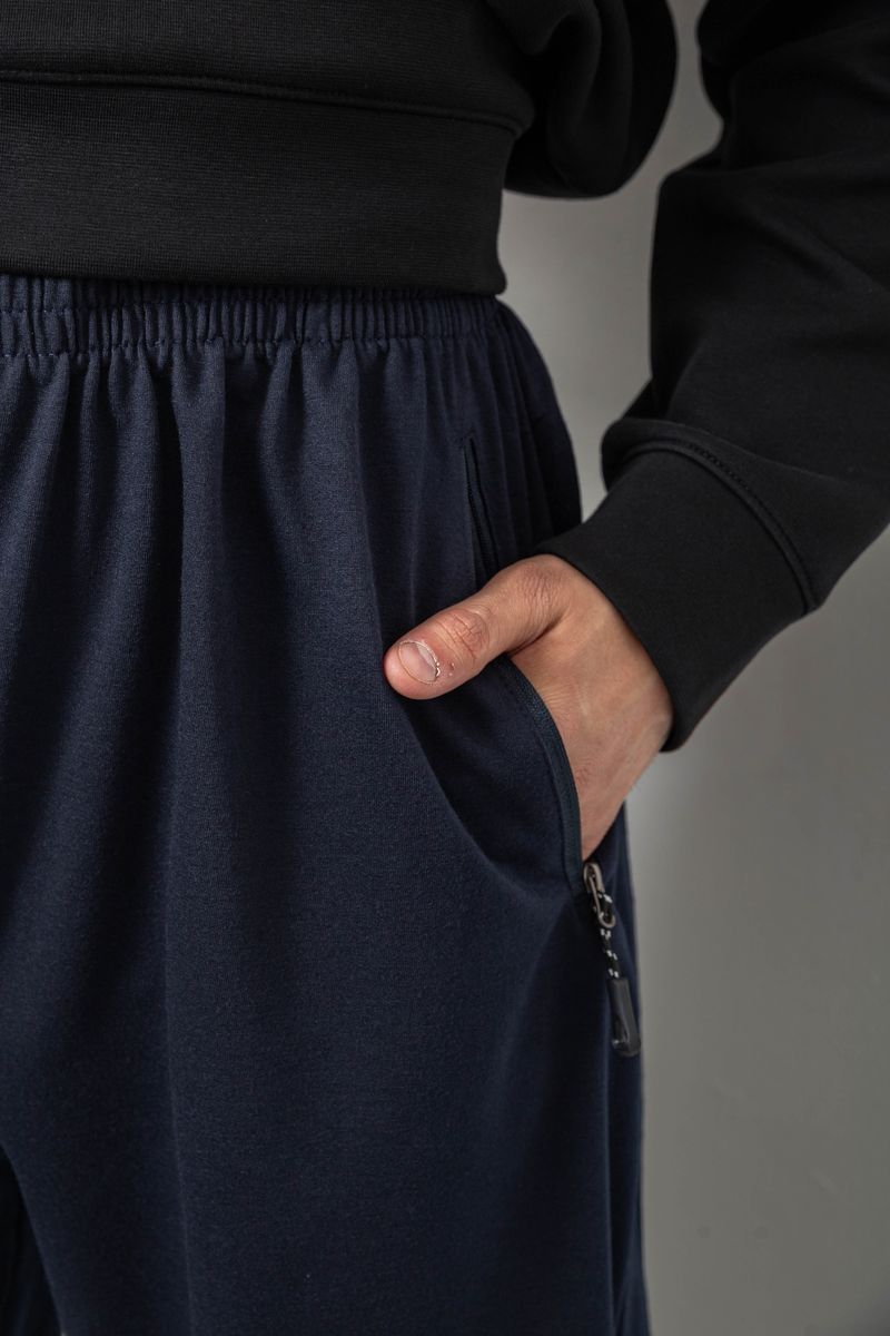 Спорт штаны мужские, цвет синий, 244R41392 — изображение 5