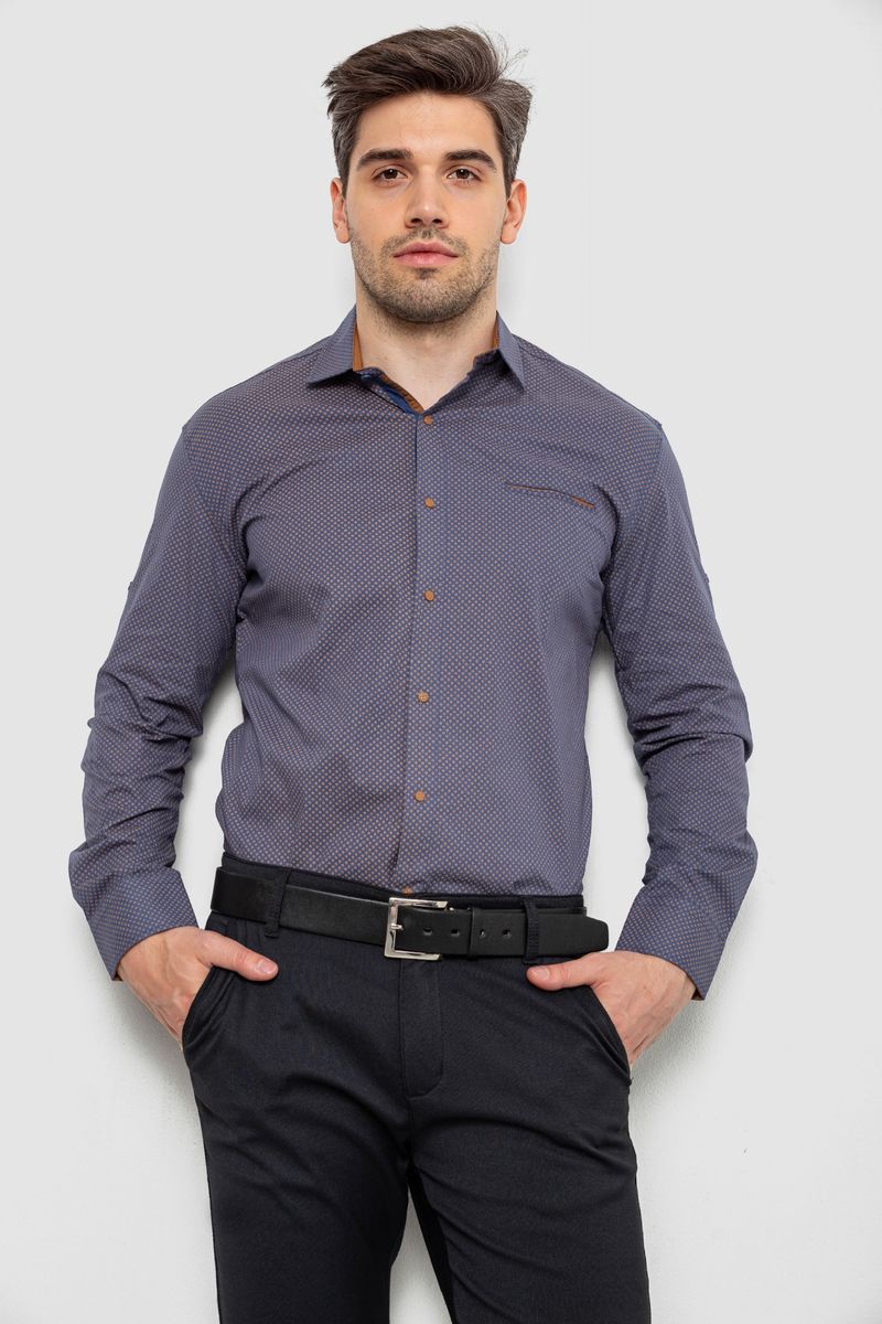 Рубашка мужская с принтом