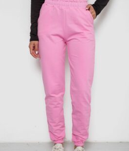 Спортивные штаны женские, цвет розовый, 238R345-1