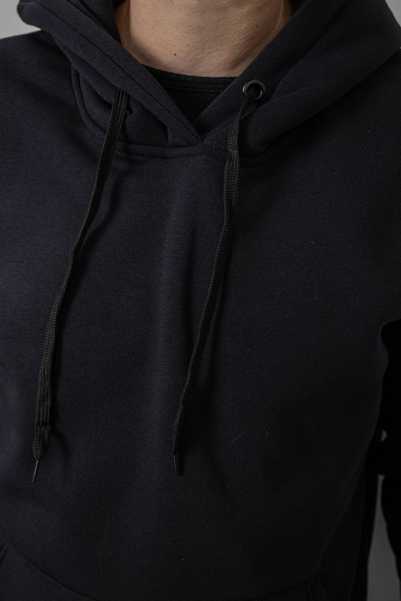 Худи мужской на флисе однотонный, цвет чернильный, 241R2650 — изображение 6