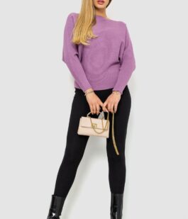 Кофта женская однотонная, цвет сиреневый, 244R2034