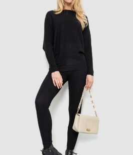 Кофта женская однотонная, цвет черный, 244R2034