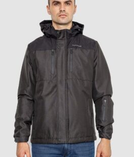 Куртка мужская демисезонная, цвет черный, 214R22013