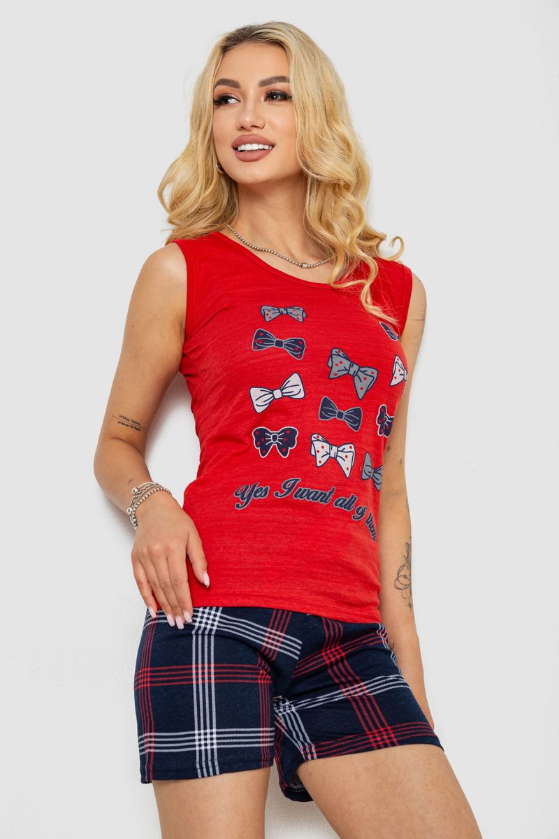 Пижама женская с принтом