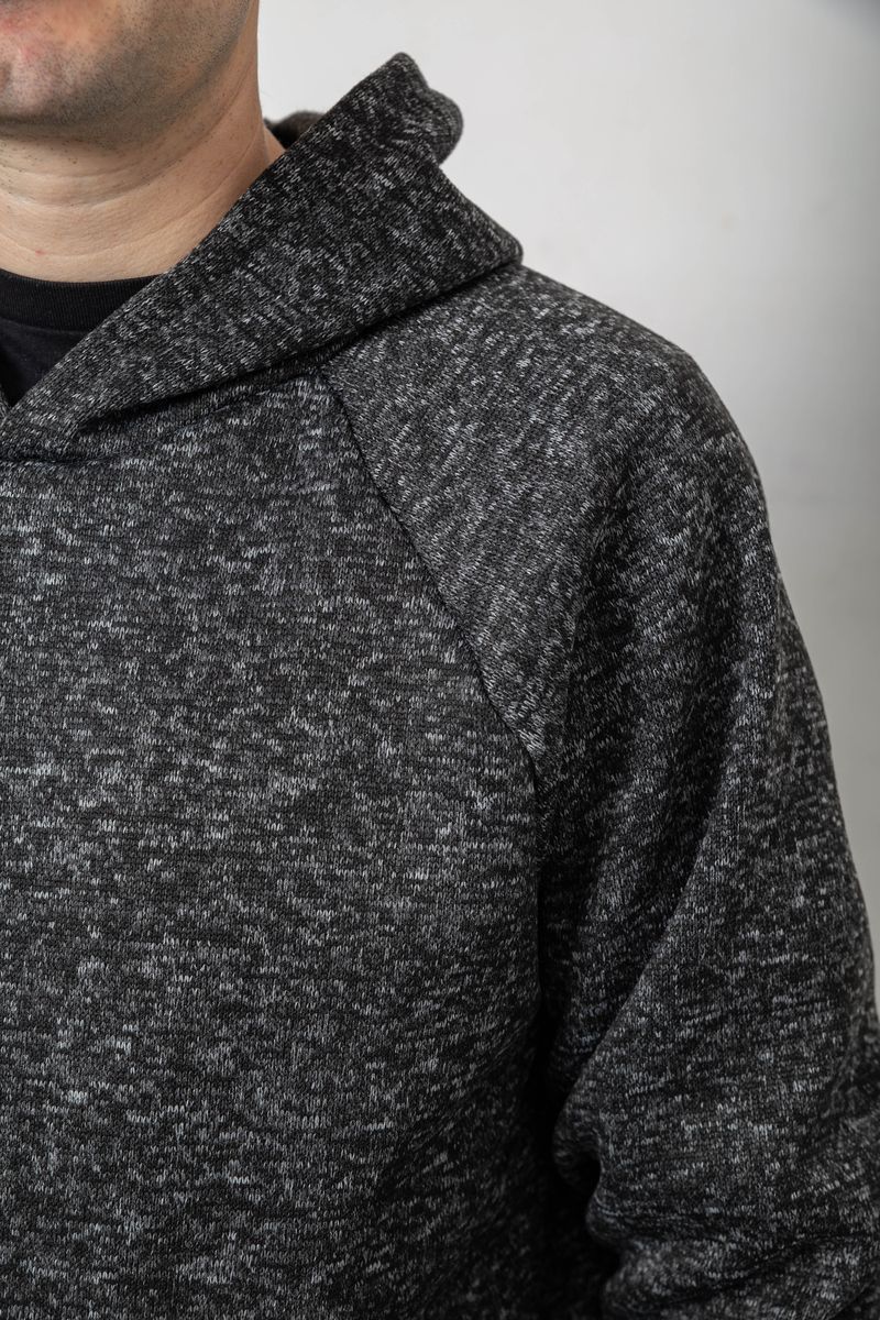 Худи мужской на флисе, цвет серый, 257R15 — изображение 5