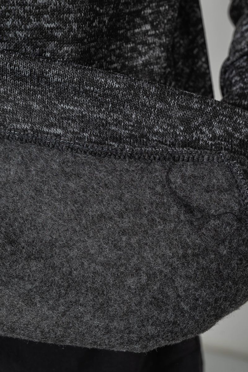 Худи мужской на флисе, цвет серый, 257R15 — изображение 6