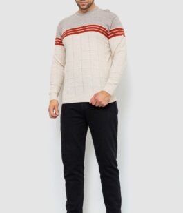 Свитер мужской, цвет светло-бежевый, 161R884