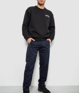 Спортивные штаны мужские однотонные, цвет синий, 244R41740