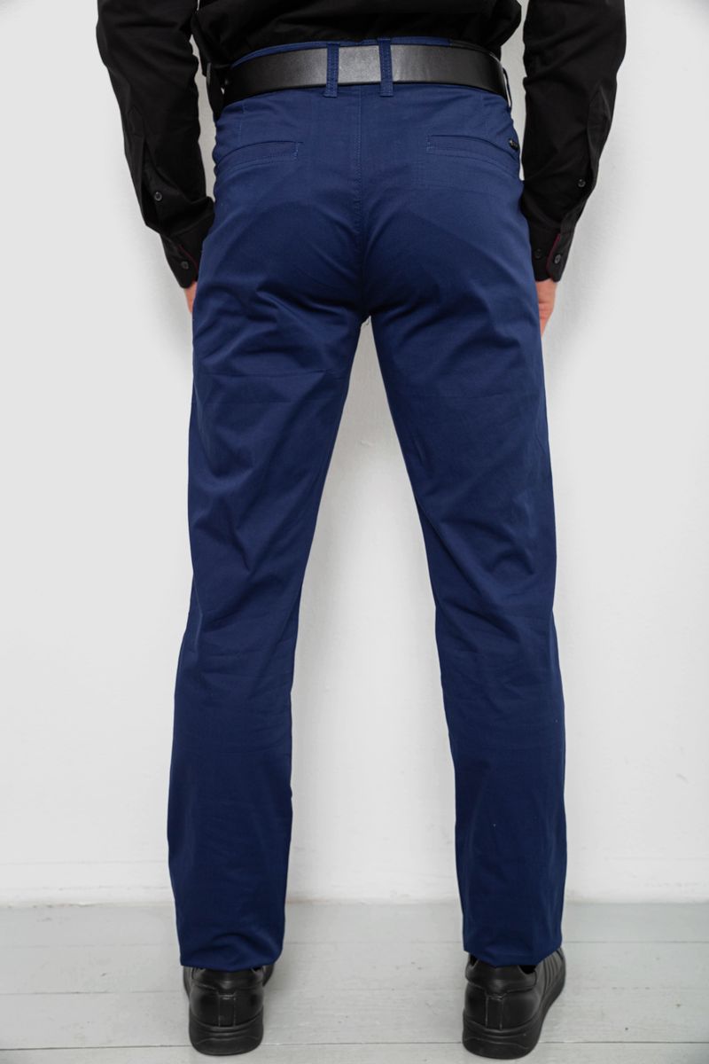 Брюки мужские классические, цвет синий, 243RXK39-4 — изображение 4