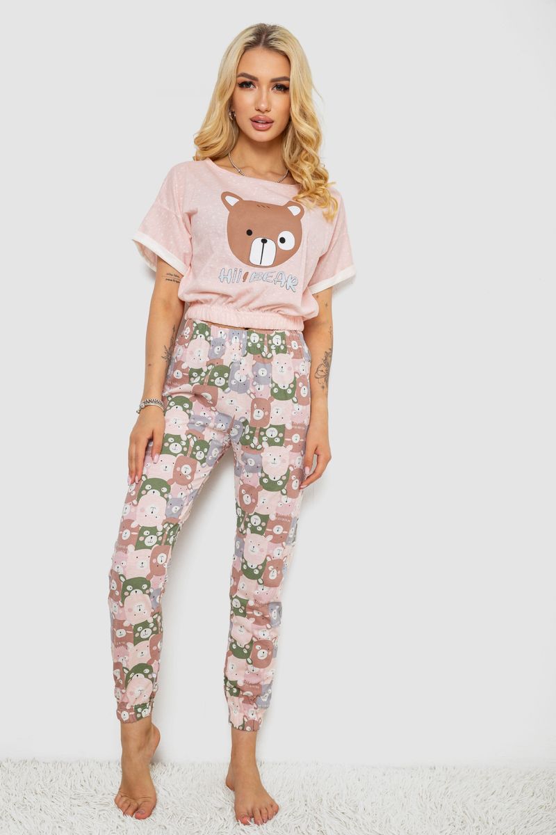 Пижама женская с принтом