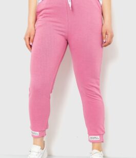 Спорт штаны женские демисезонные, цвет розовый, 226R027