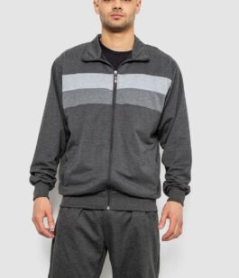 Спортивный костюм мужской двухнитка, цвет серый, 244R9167