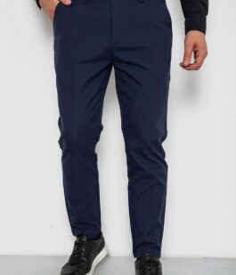 Брюки мужские классические однотонные, цвет синий, 157RU06-006