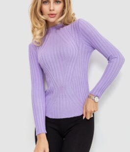 Гольф женский однотонный, цвет сиреневый, 204R038