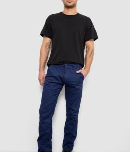 Брюки мужские классические, цвет синий, 243RXK39-5