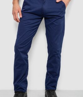 Брюки мужские классические, цвет синий, 243RXK39-5