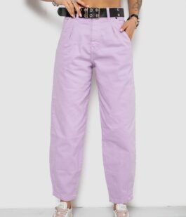 Джинсы женские балоны, цвет сиреневый, 182R00272