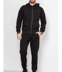 Спорт костюм мужской демисезонный, цвет черный, 223R005