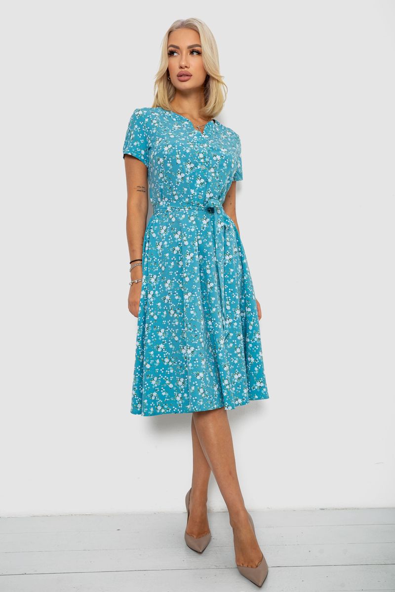 Платье софт с принтом