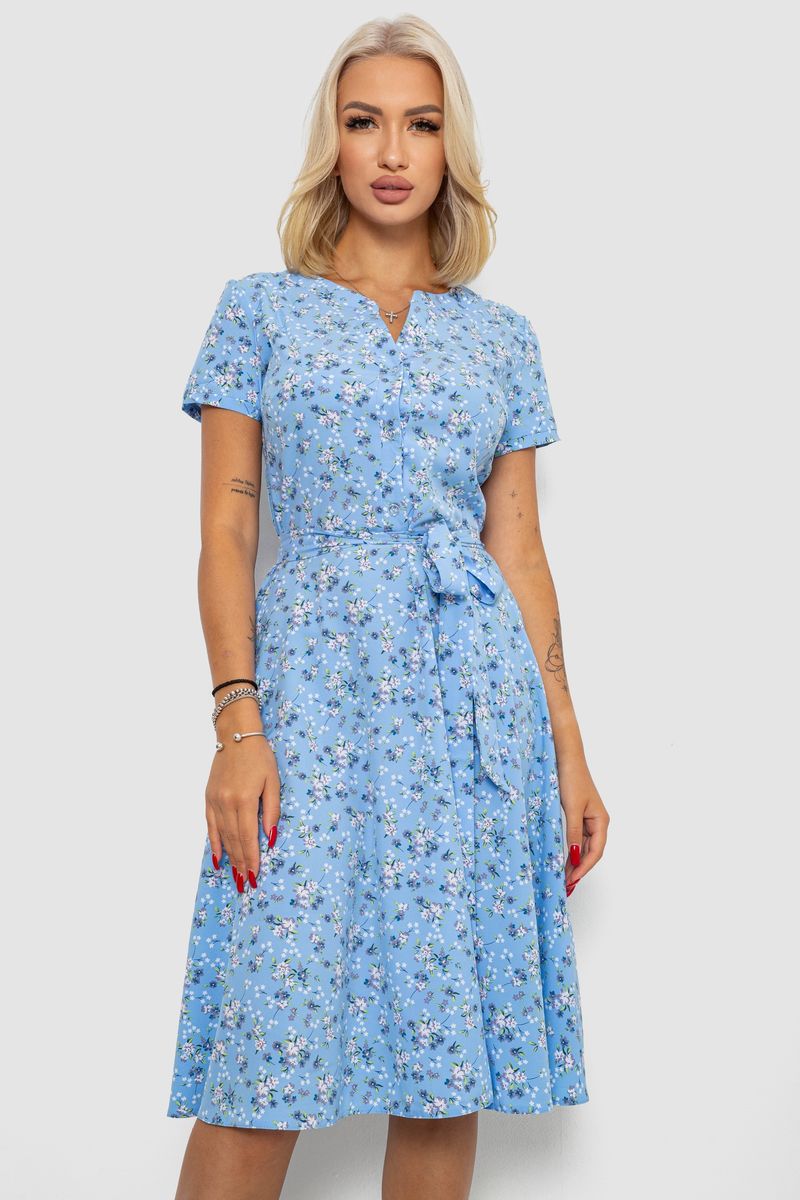 Платье софт с принтом