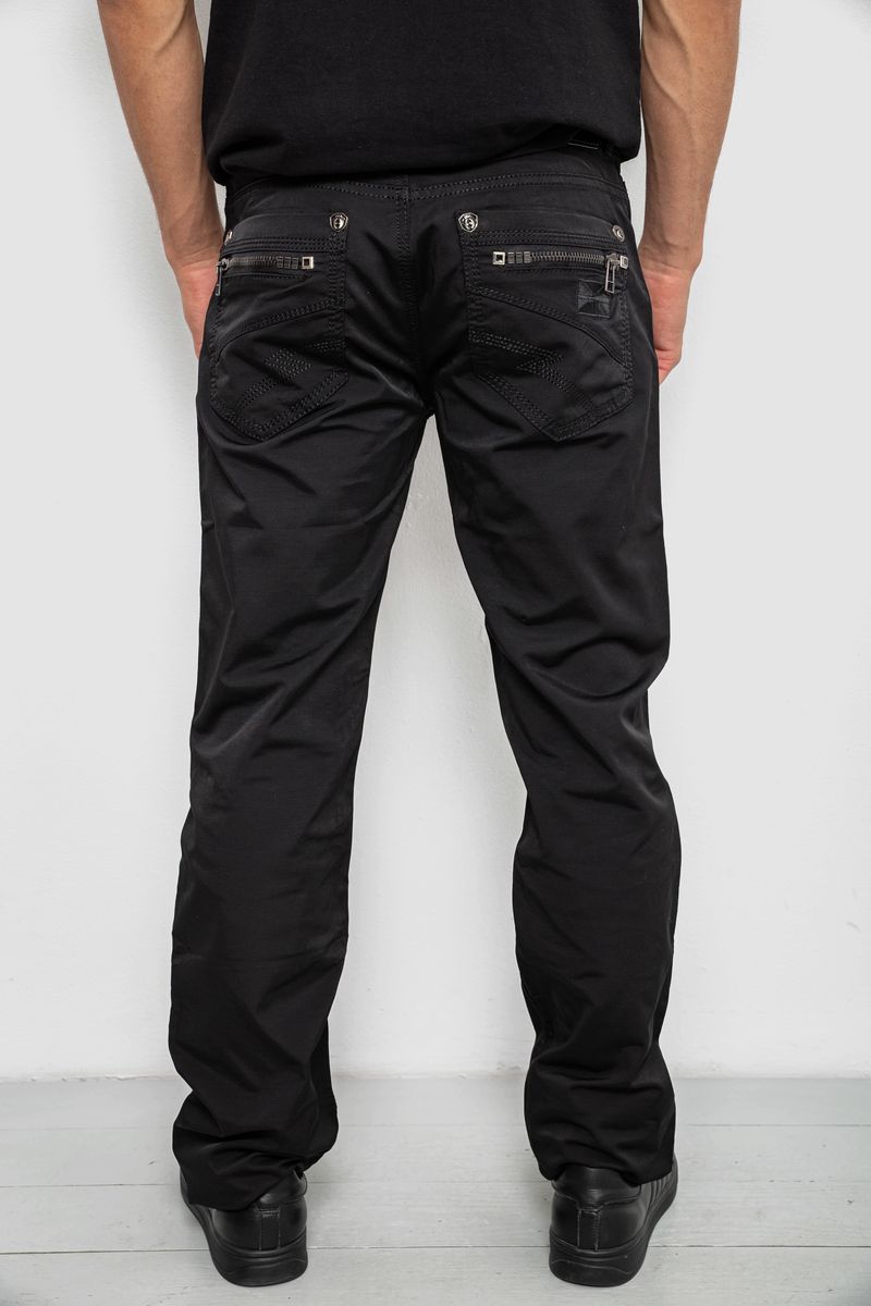 Брюки мужские, цвет черный, 243RFA611-515 — изображение 4