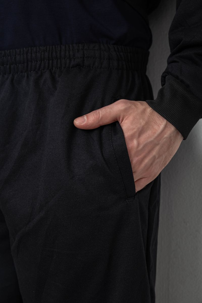 Спортивный костюм мужской, цвет серо-черный, 244R9147 — изображение 6