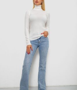 Гольф женский однотонный, цвет белый, 204R921