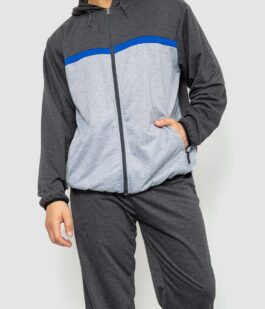 Спорт костюм мужской, цвет темно-серый, 244R9133