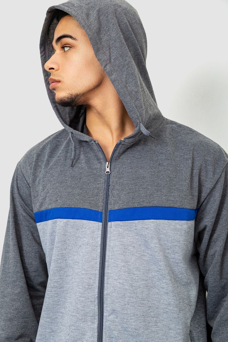 Спорт костюм мужской, цвет серый, 244R9133 — изображение 6