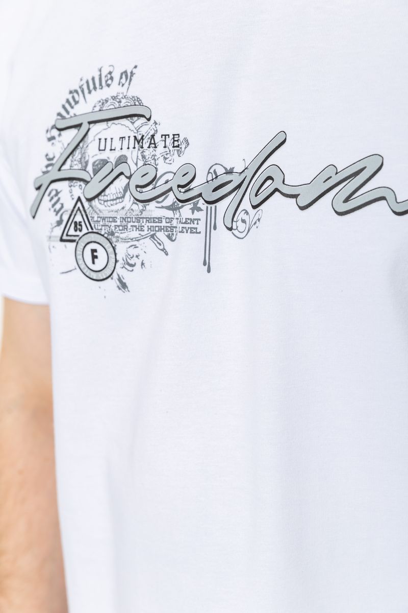 Футболка мужская батал, цвет белый, 208R019 — изображение 5