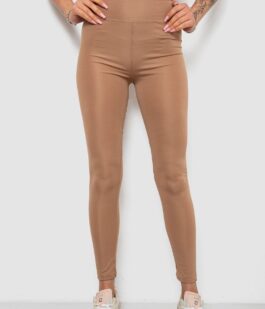 Лосины женские однотонные, цвет мокко, 214R155