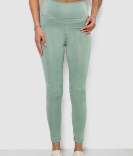 Лосины женские однотонные, цвет оливковый, 214R155