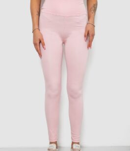 Лосины женские однотонные, цвет розовый, 214R155