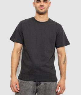 Футболка мужская однотонная, цвет грифельный, 241R1900