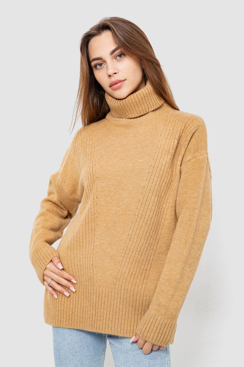 Свитер - гольф женский шерстяной