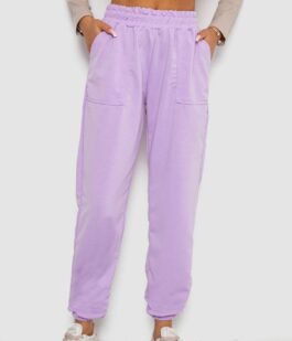 Спортивные штаны женские, цвет сиреневый, 238R347-1