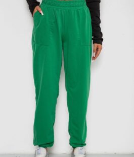 Спортивные штаны женские, цвет зеленый, 238R347-1