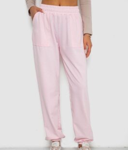 Спортивные штаны женские, цвет розовый, 238R347-1