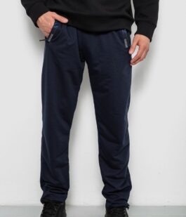 Спортивные штаны мужские однотонные, цвет синий, 244R41668