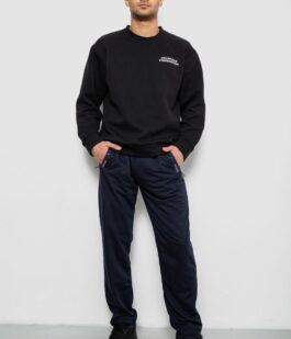 Спортивные штаны мужские однотонные, цвет синий, 244R41668