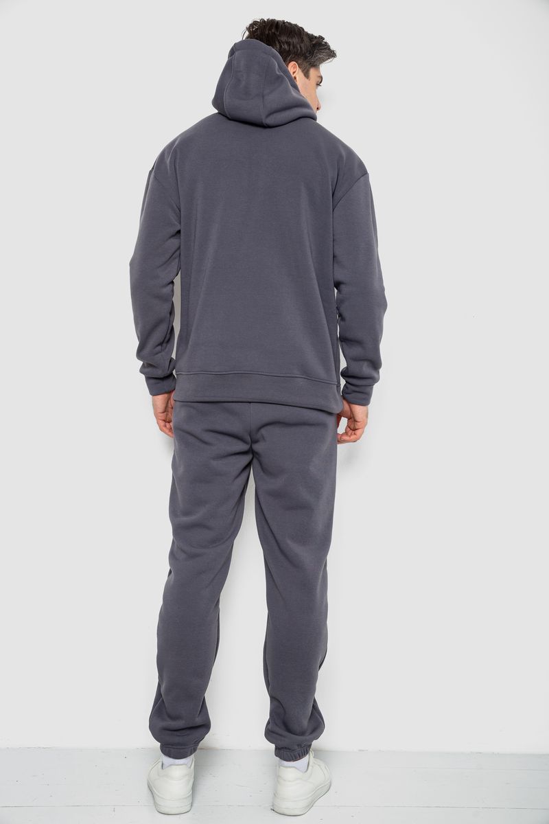 Спорт костюм мужской на флисе, цвет серый, 190R235 — изображение 4