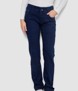Джинсы женские Slim Fit, цвет темно-синий, 244R1050
