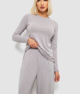 Костюм женский повседневный, цвет серый, 257R603